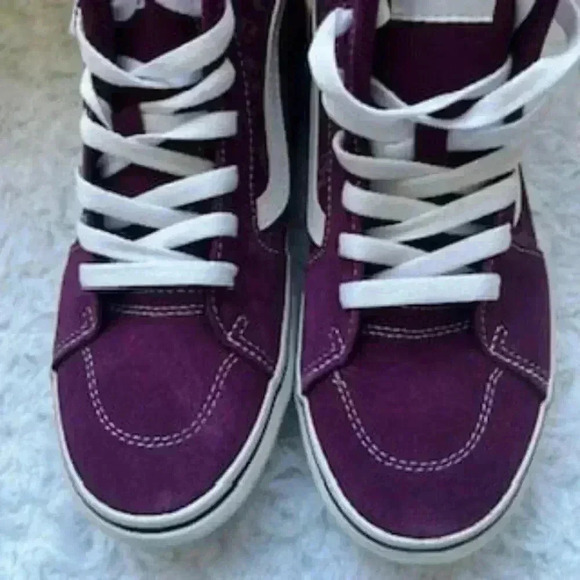 NEW Vans Filmore Hi Top Platform Purple Butterfly Sneakers Missy Shoes Sz 5 NWT - Picture 6 of 9